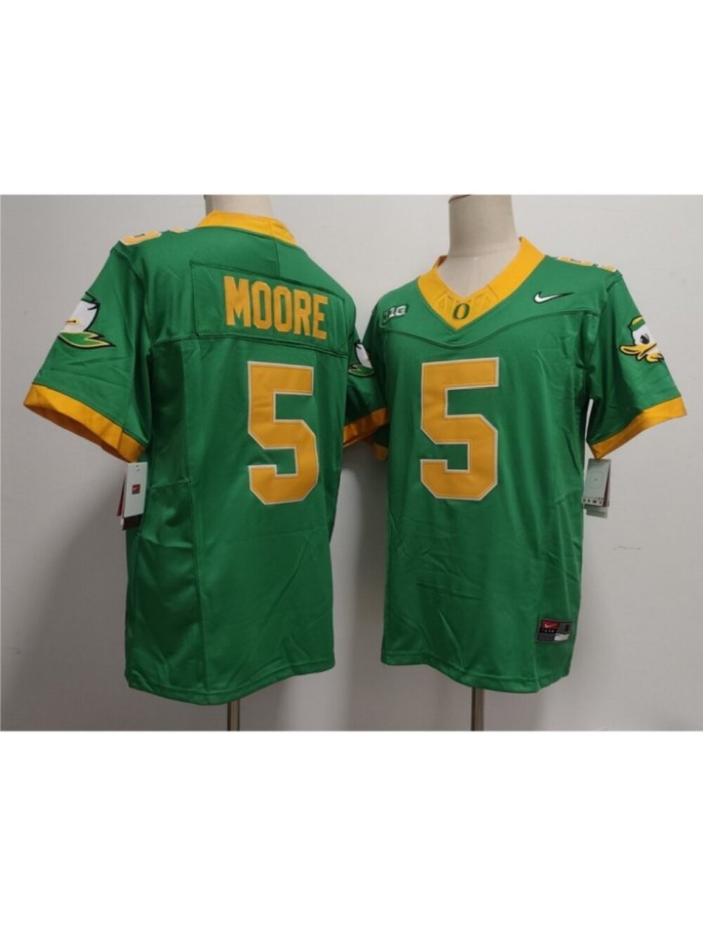 Dante Moore Vapor Jersey Green Stitched